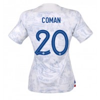 Frankreich Kingsley Coman #20 Auswärtstrikot Frauen WM 2022 Kurzarm